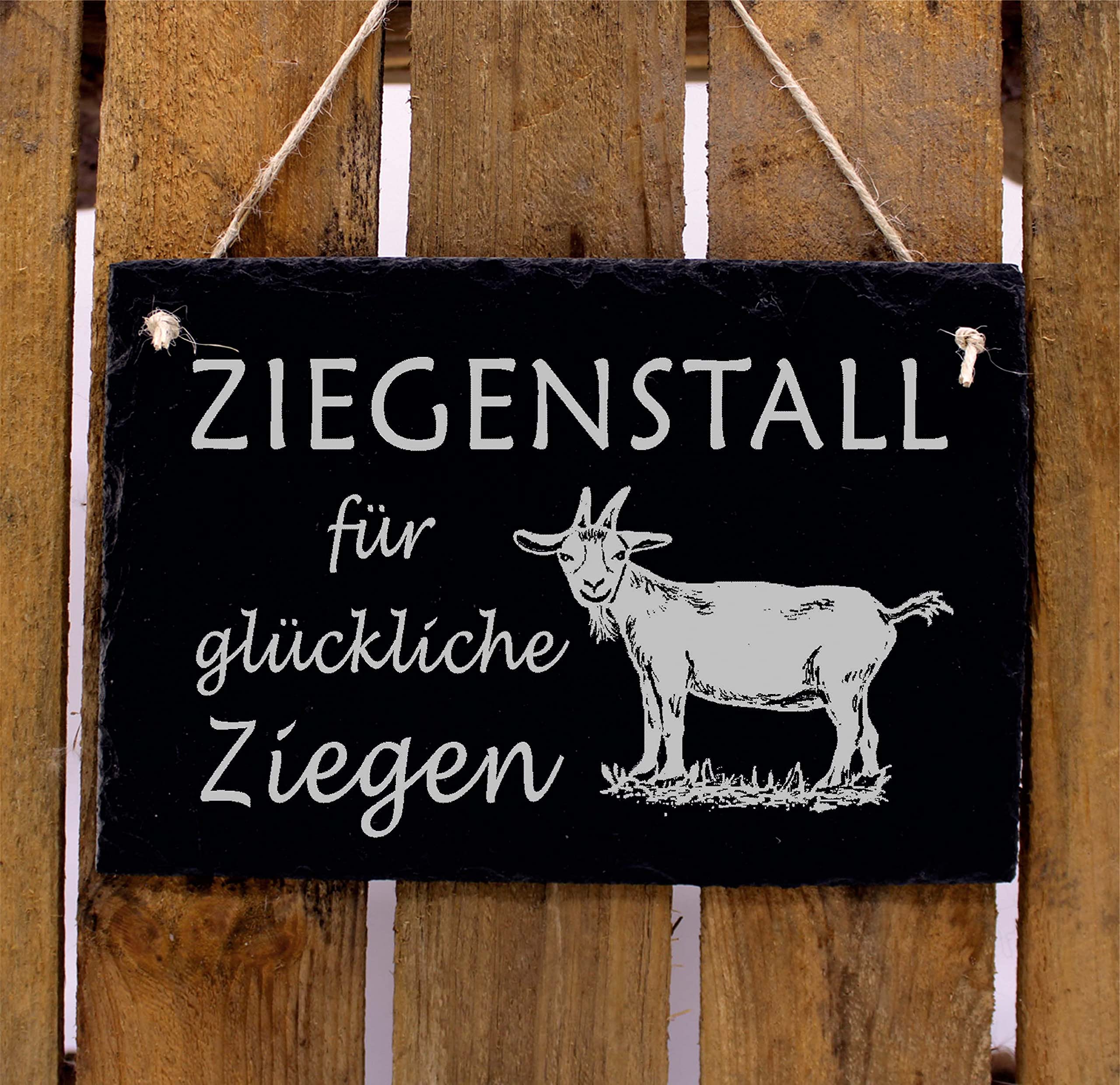 Aluminium-Metallschild Mit Lustigem Ziegen-Motiv – 20x30 Cm, Vintage-Design – Wanddekoration Für Bauernhaus, Garten & Mehr