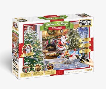 4D Cityscape Puzzle - Scratch Off : The Eve Before Christmas Puzzle