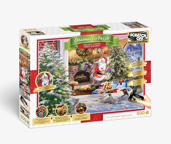 4D Cityscape Puzzle - Scratch Off : The Eve Before Christmas Puzzle