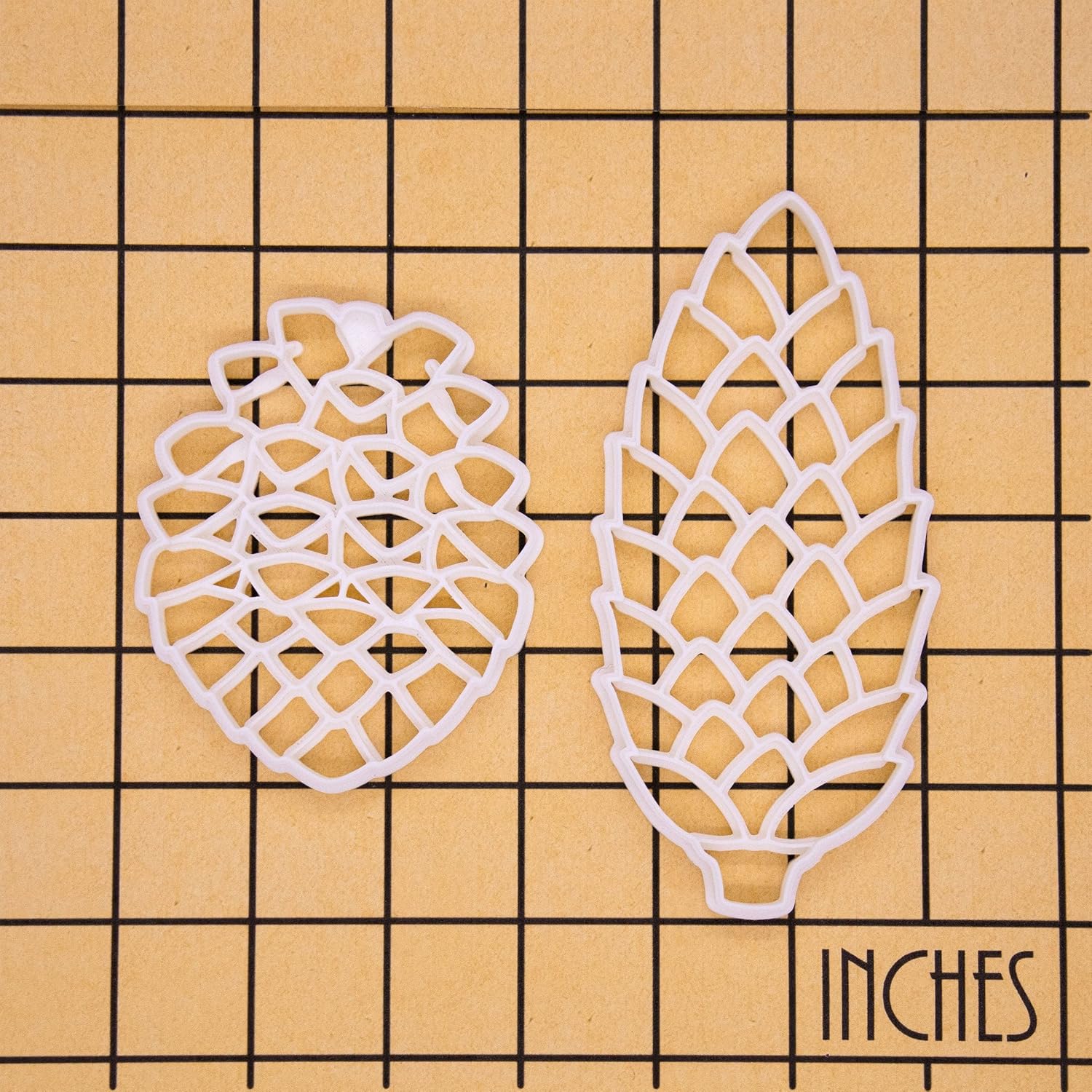 Set of 2 Pine Cone Cookie Cutters, 2 pieces - Bakerlogy