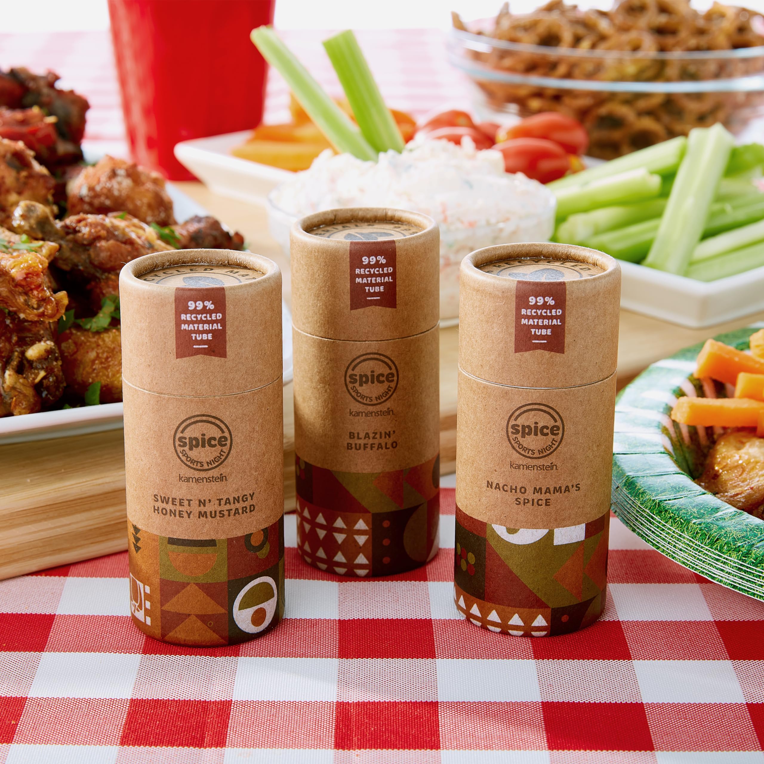 Amazon.com : Kamenstein Kraft Paper Spice Tube Set, Packaging made