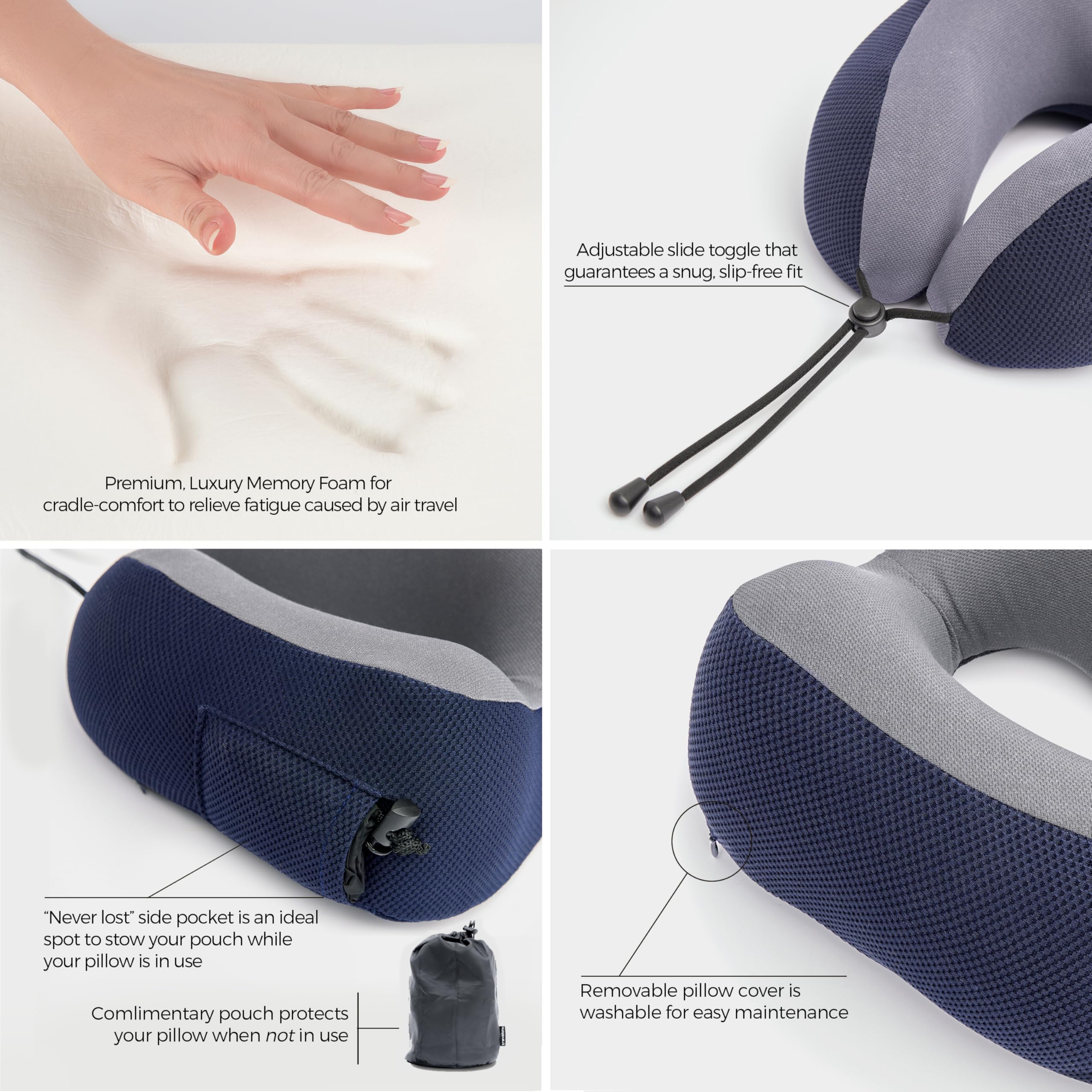 Amazon.com: Travelon Transit Premium Neck Pillow : Home & Kitchen