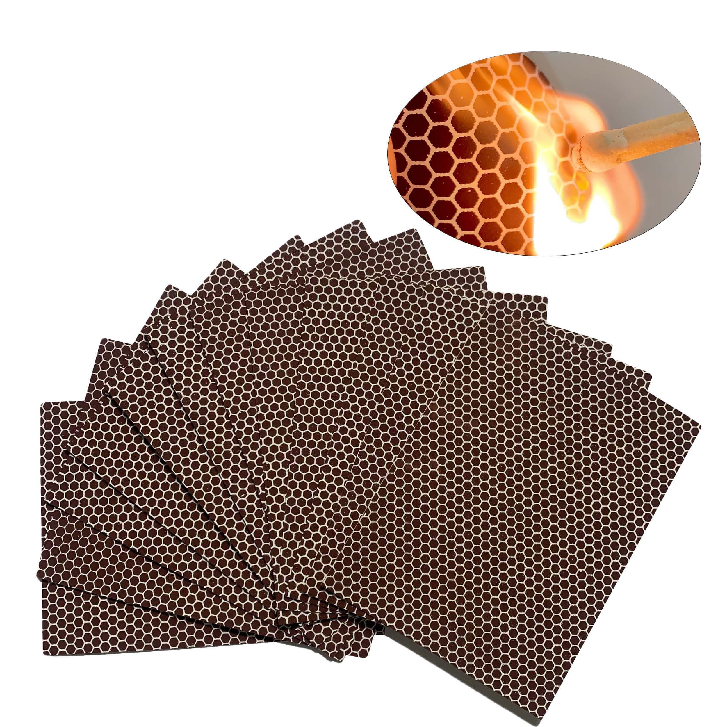 Photo 1 of JHZABPO Striker Paper Sheets - Brown Honeycomb Pattern