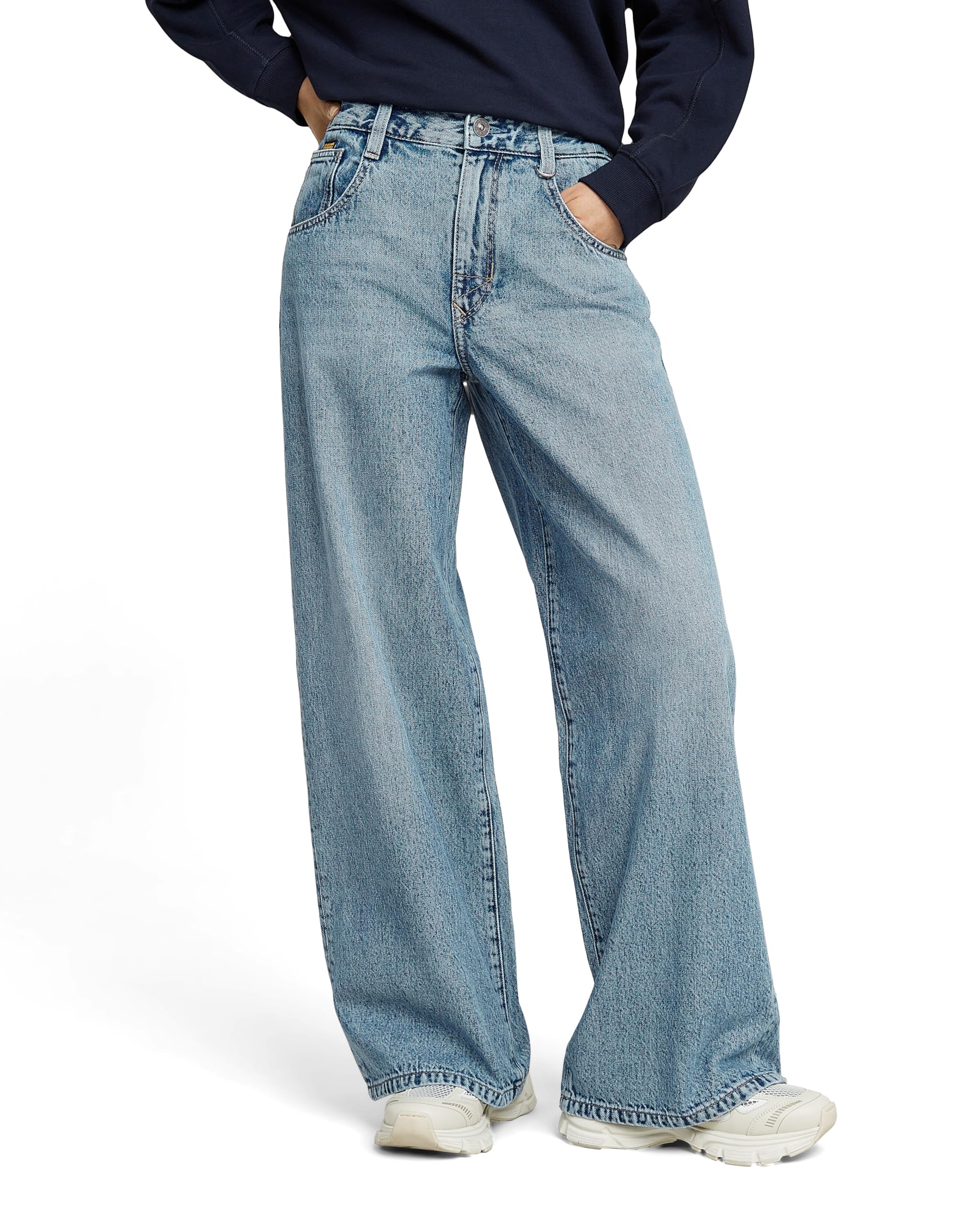 G-Star Damen Skater High Loose Jeans, Blau (Faded Blue Torrent D25286-D788-H089), 28W / 32L