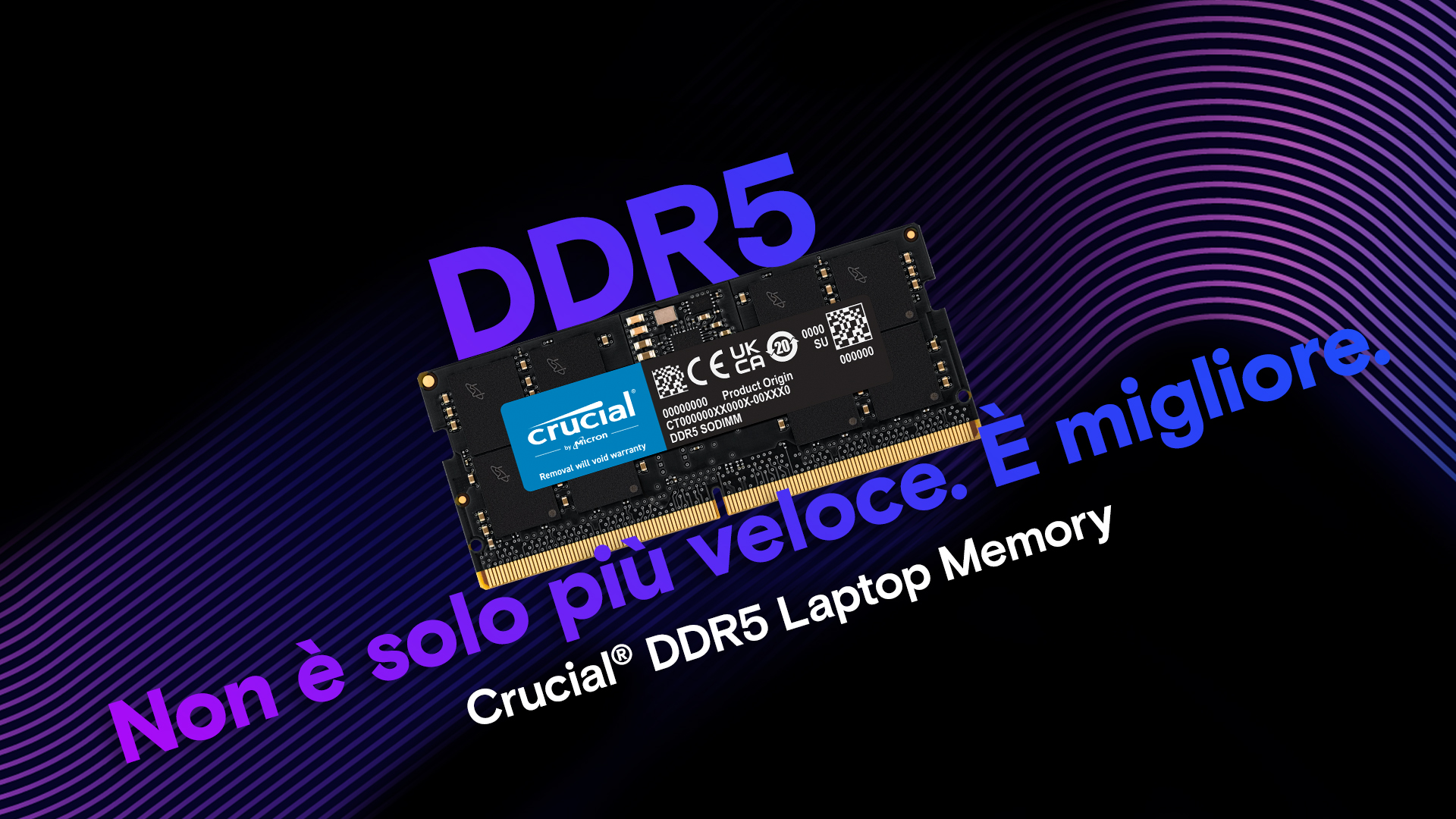Crucial RAM DDR5 64GB Kit (2x32GB) 5600MHz SODIMM, Memoria per PC