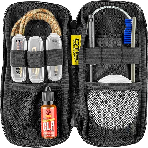 Otis Technology Defender Series Kit de limpieza de armas (Seleccione su calibre)