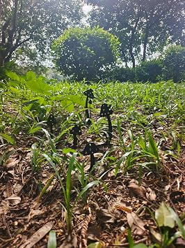 Metal Mushroom Yard Art Garden Decorative Stake Silhouette Statue Decor