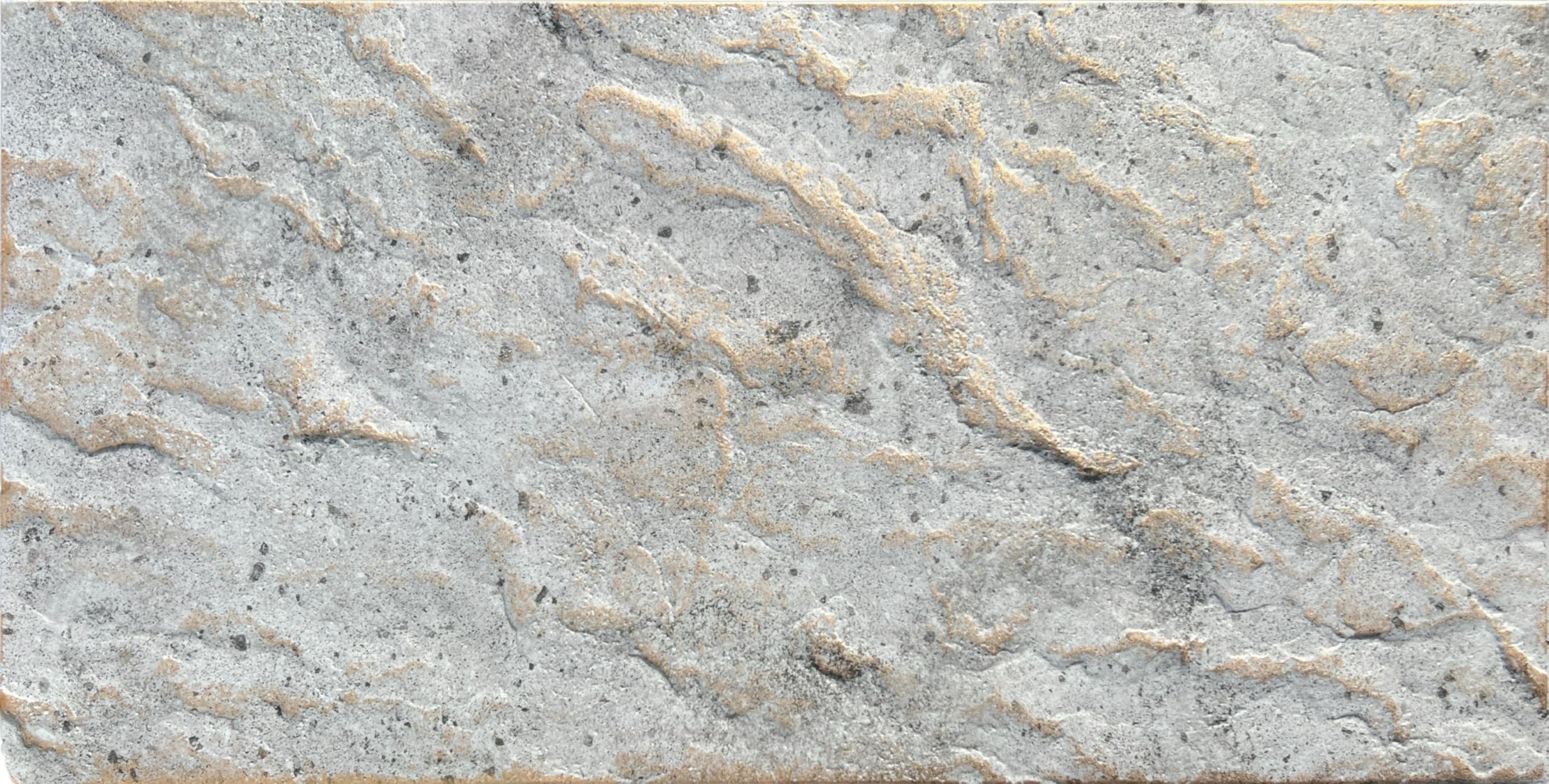 DECCART Wand-Paneele in Betonoptik Deckenpaneele Wandverkleidung Deckenverkleidung mit Beton-Imitat Wandplatten in Grau aus Polystyrol - 100x50 cm - Beton Grau - 20 Stück (10 m²)