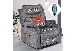Oversized Heated and Massage Recliner Chair