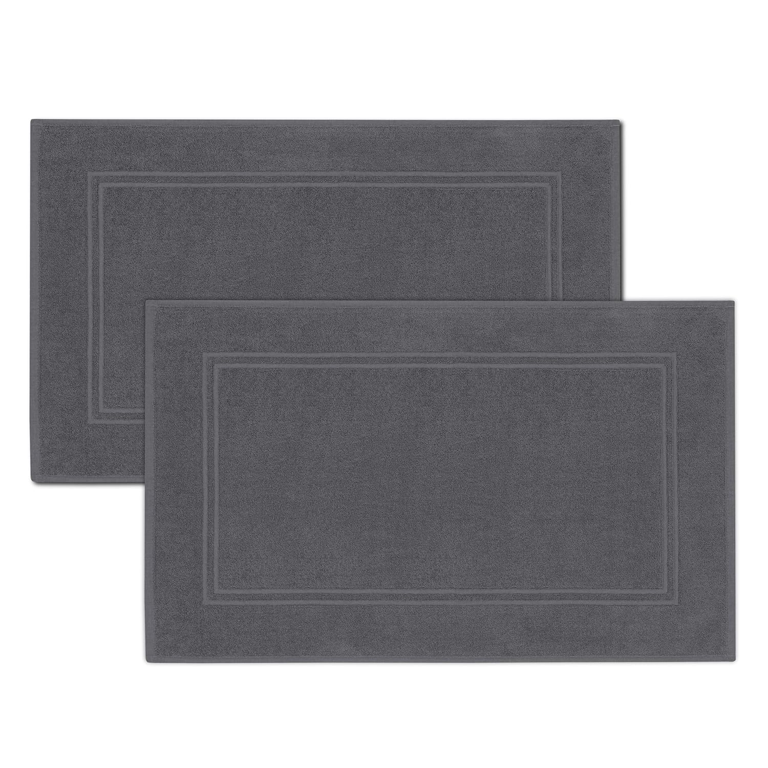 Tens Towels Pack of 2 Bath Mats 100 Cotton 20 x 32 Inches Super Absorbent Hotel Quality Premium