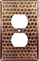 Vista 11 de LIDER Placa de pared de metal para receptáculo doble dúplex, resistente a los impactos/corrosión, cubierta de salida de metal, acero inoxidable 430