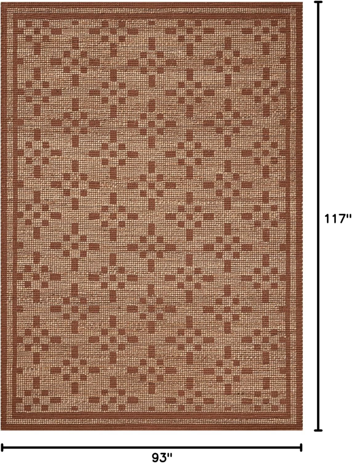 Loloi Chris Loves Julia Judy Collection JUD-07 Natural/Spice 7'-9" x 9'-9" Area Rug
