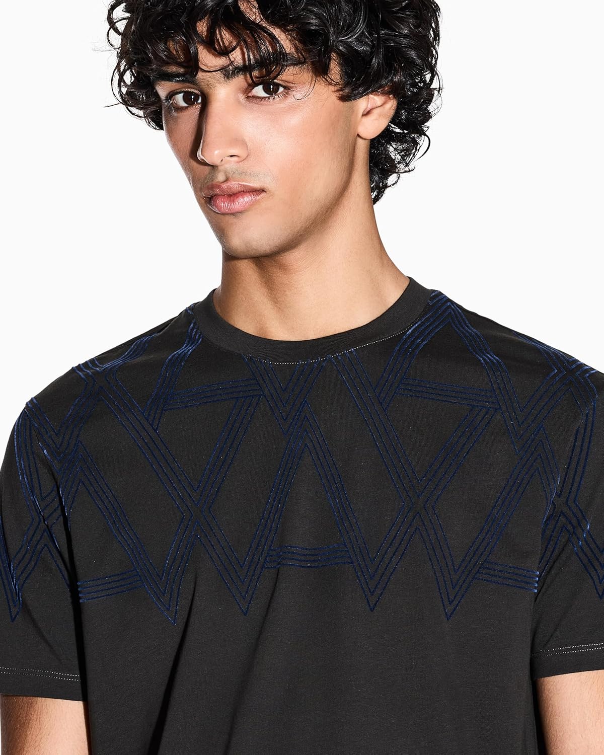 Armani Exchange Mens Shoulder Graphic Tee - Image 2