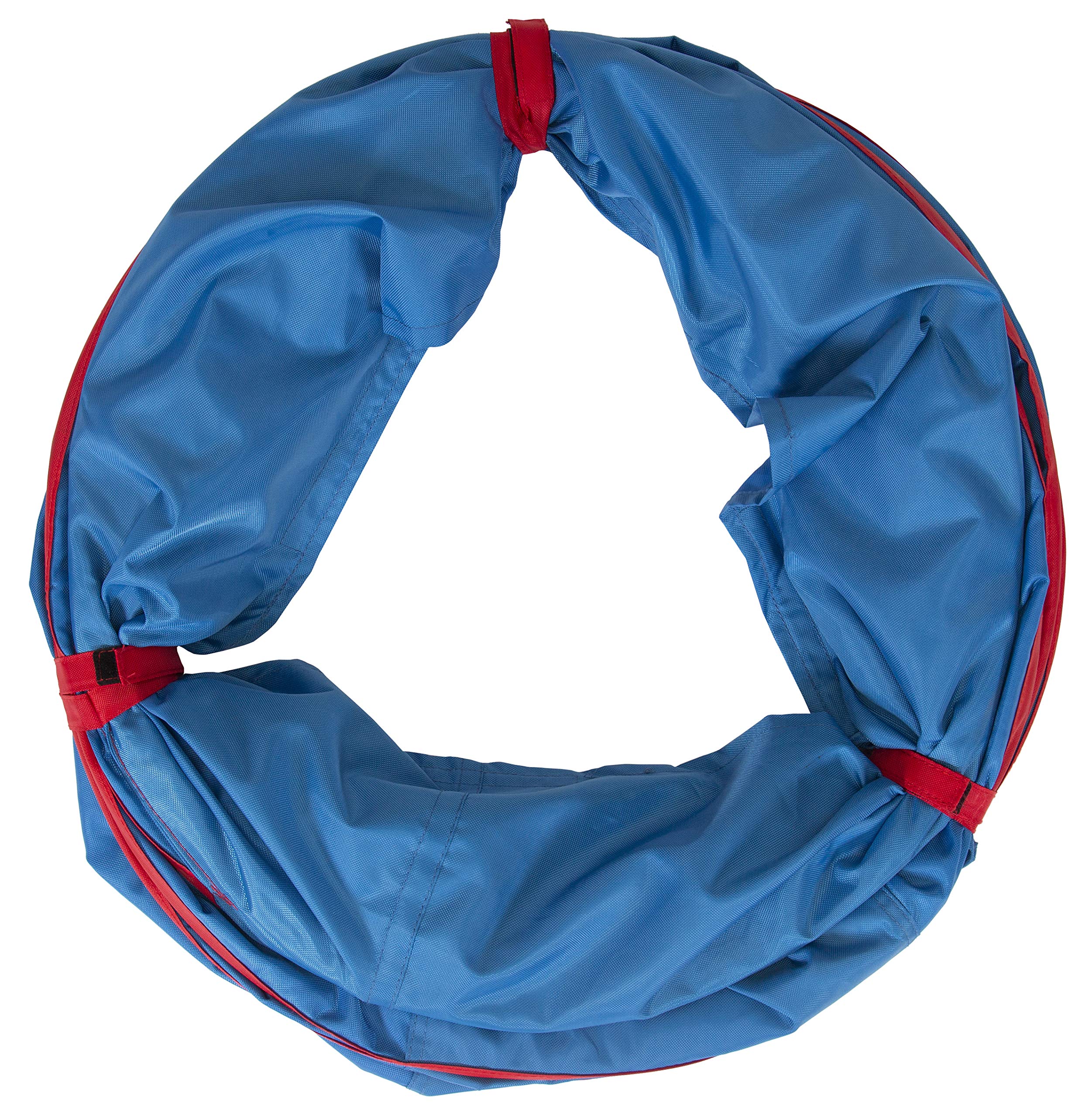 Pacific Play Tents 20513 Kids 9-Foot Institutional Crawl Play Tunnel, 9' x 22" Diameter, Blue/Red - Image 6