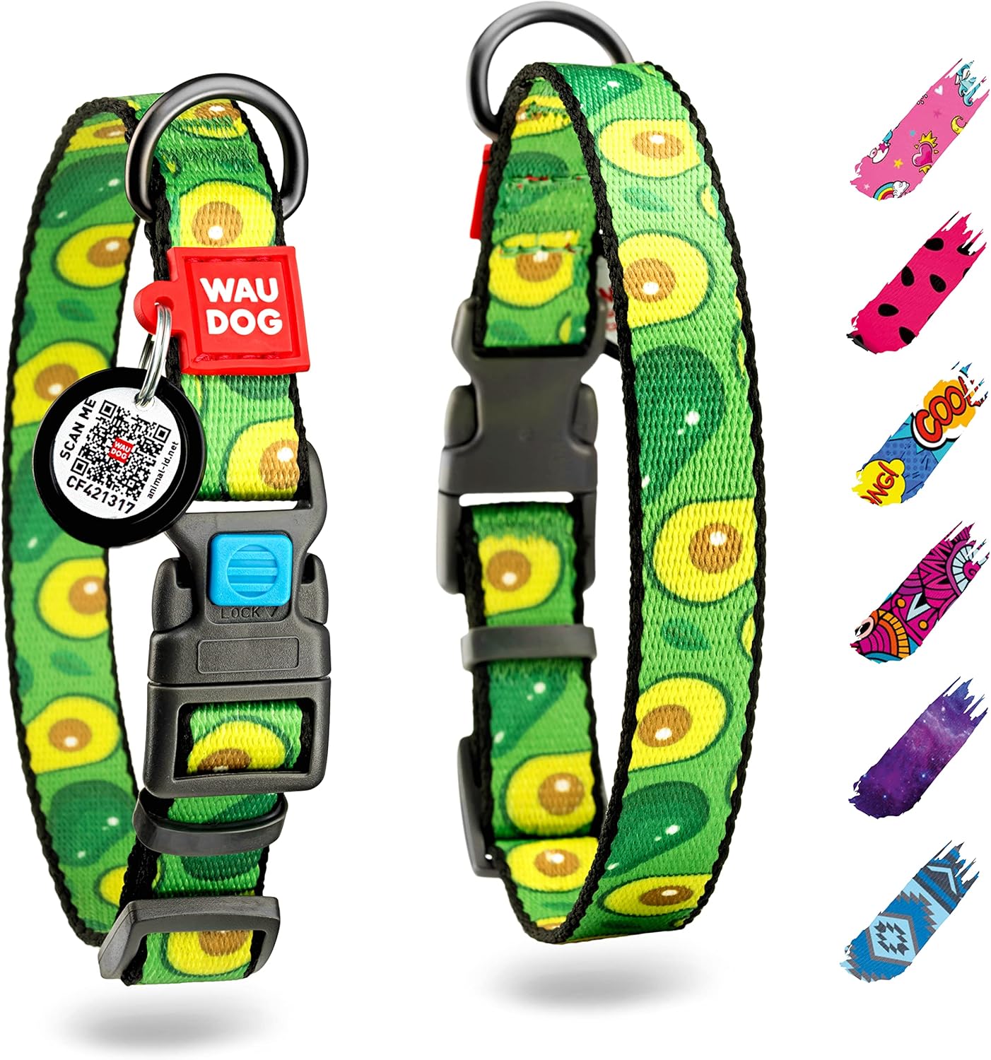 Nylon Dog Collar Adjustable Dog Collar for Large Dogs, Small & Medium Dogs Breakaway Puppy