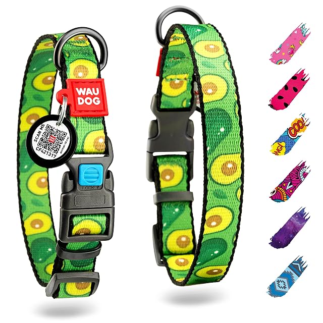 Collar de Nylon para Perro - Collar Ajustable para Perros Grandes, Pequeños y Medianos