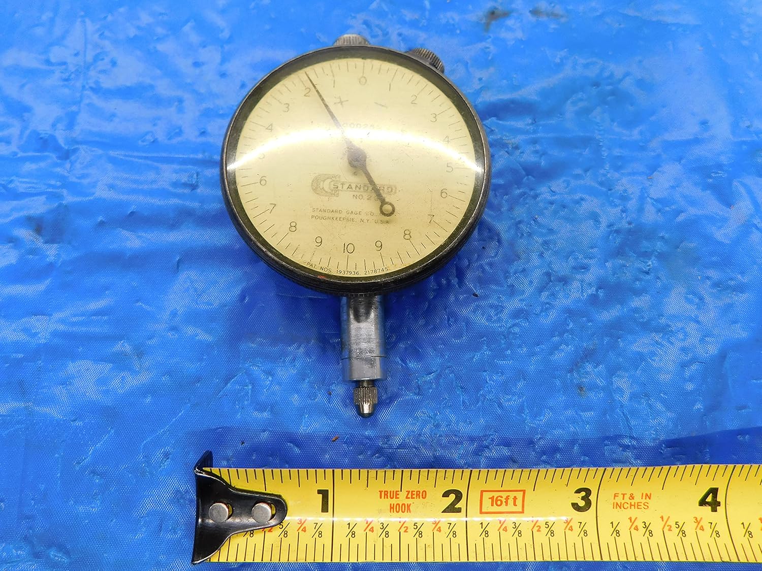 Standard GAGE CO. NO. 238 DIAL Indicator BORE GAGE .00025" Graduation Shockproof - MS3697BU