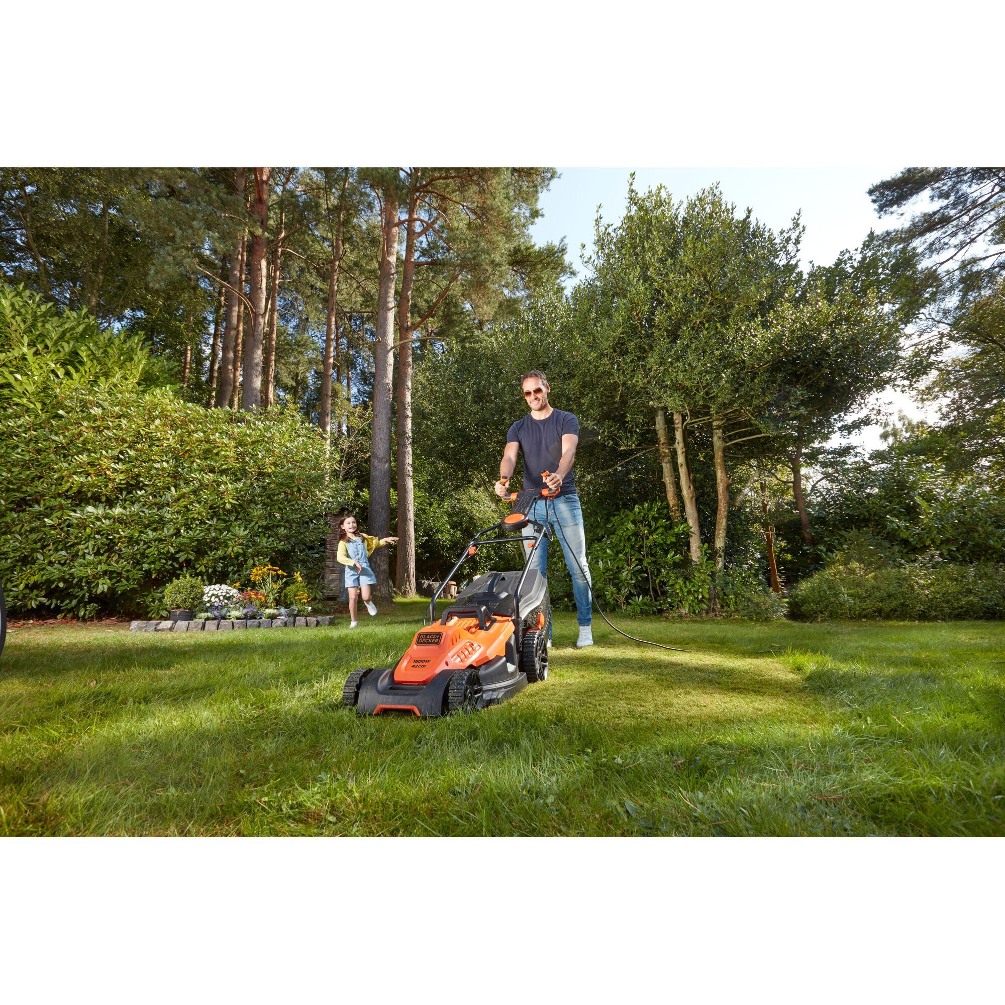BLACK+DECKER BEMW481ES Cortacesped Electrico 1800W 42cm