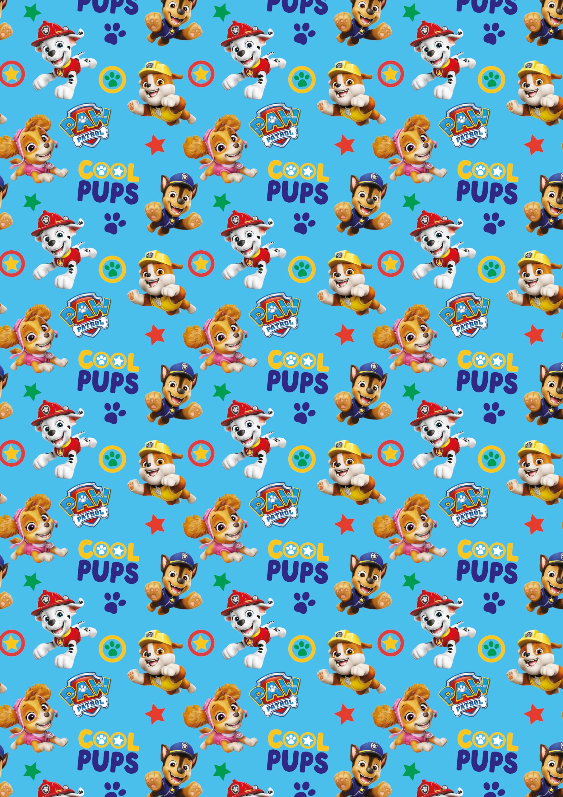 PAW PATROL WRAPPING PAPER 4M ROLL WRAP BIRTHDAY GIFT WRAP