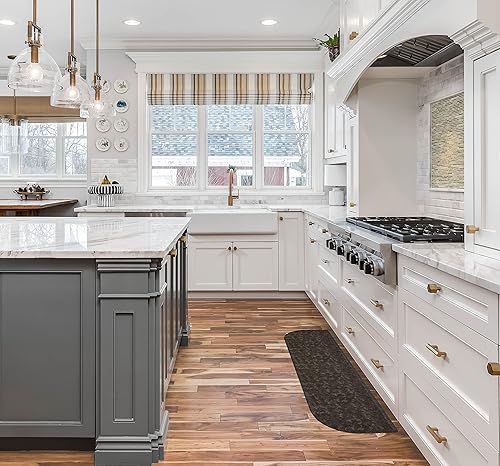 Miniatura 6 de Chef Gear Tapete de cocina antifatiga Gelness - Diseño Clarance - Tapete de chef acolchado cómodo - Piel sintética - Alivio para cocinar y estar de