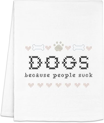 Miniatura 11 de Moonlight Makers, Colorful Funny Dish Towel Pair, Set of 2, Flour Sack Kitchen Towel, Sweet Housewarming Gift, Farmhouse Kitchen Decor