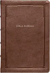 Bíblia Slim NVI, Letra Grande, Couro-soft marrom, Luxo, Barroca: Bíblia NVI Compacta