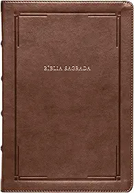 Bíblia NVI Slim, Letra Grande, Capa luxo marrom, Barroca: Bíblia NVI Compacta