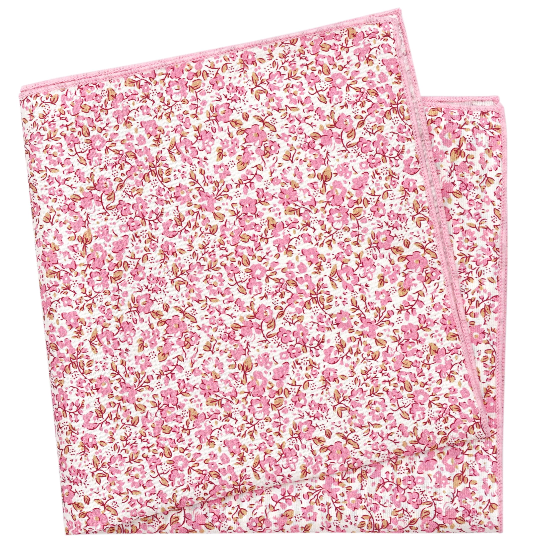 Printed Floral Cotton Pocket Square for Men-image-15