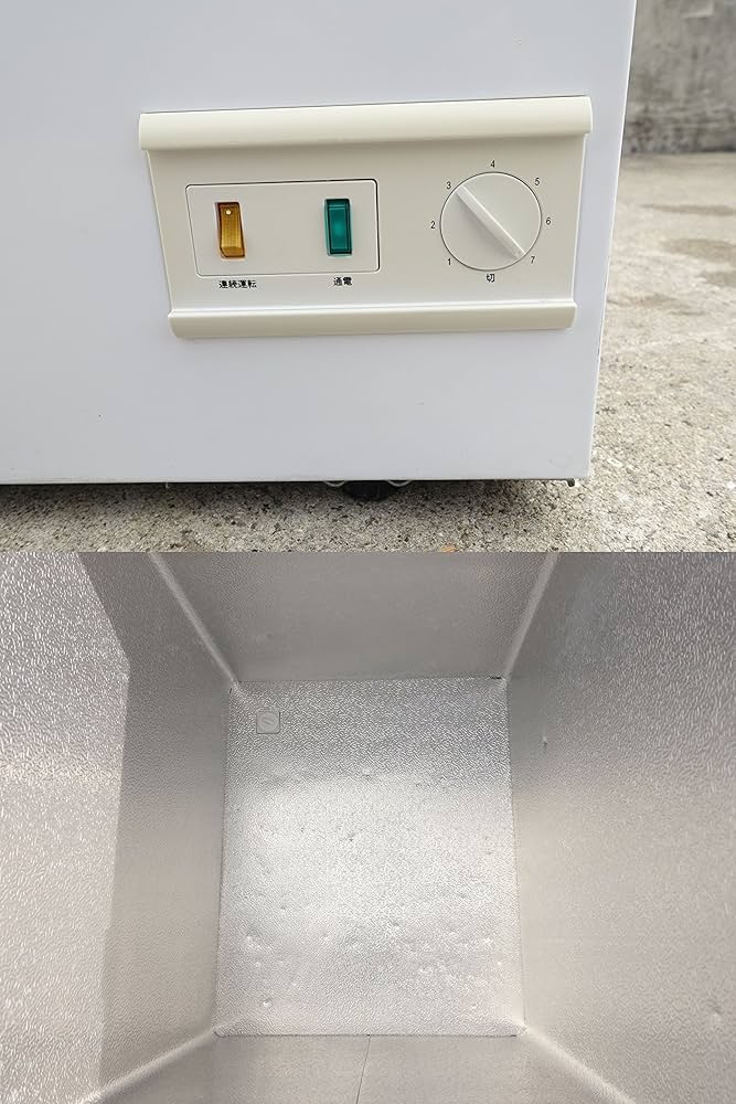 【美品】2023年製　三ツ星貿易 業務用冷凍ショーケース 62L MS-062G 三ツ星貿易 冷凍ストッカー 62L MS-062G スライド型 ガラス扉