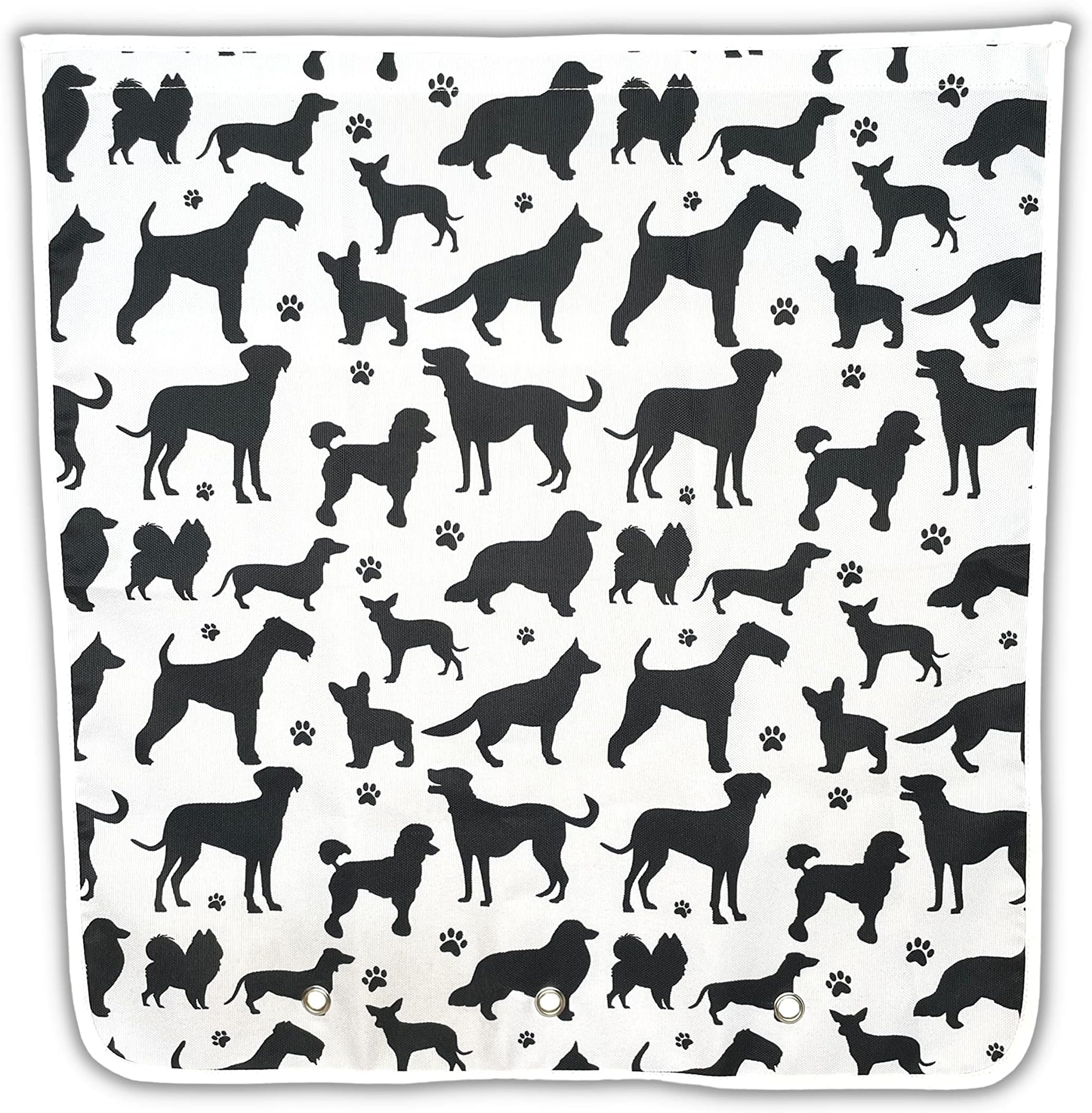Letter Box Catcher for Mail, Letters, Post, Small Packages. Alternative to Letterbox Cage, No Screws Required Will Attach to Doors and Letterboxes with Strong Adhesive (Dog Pattern)