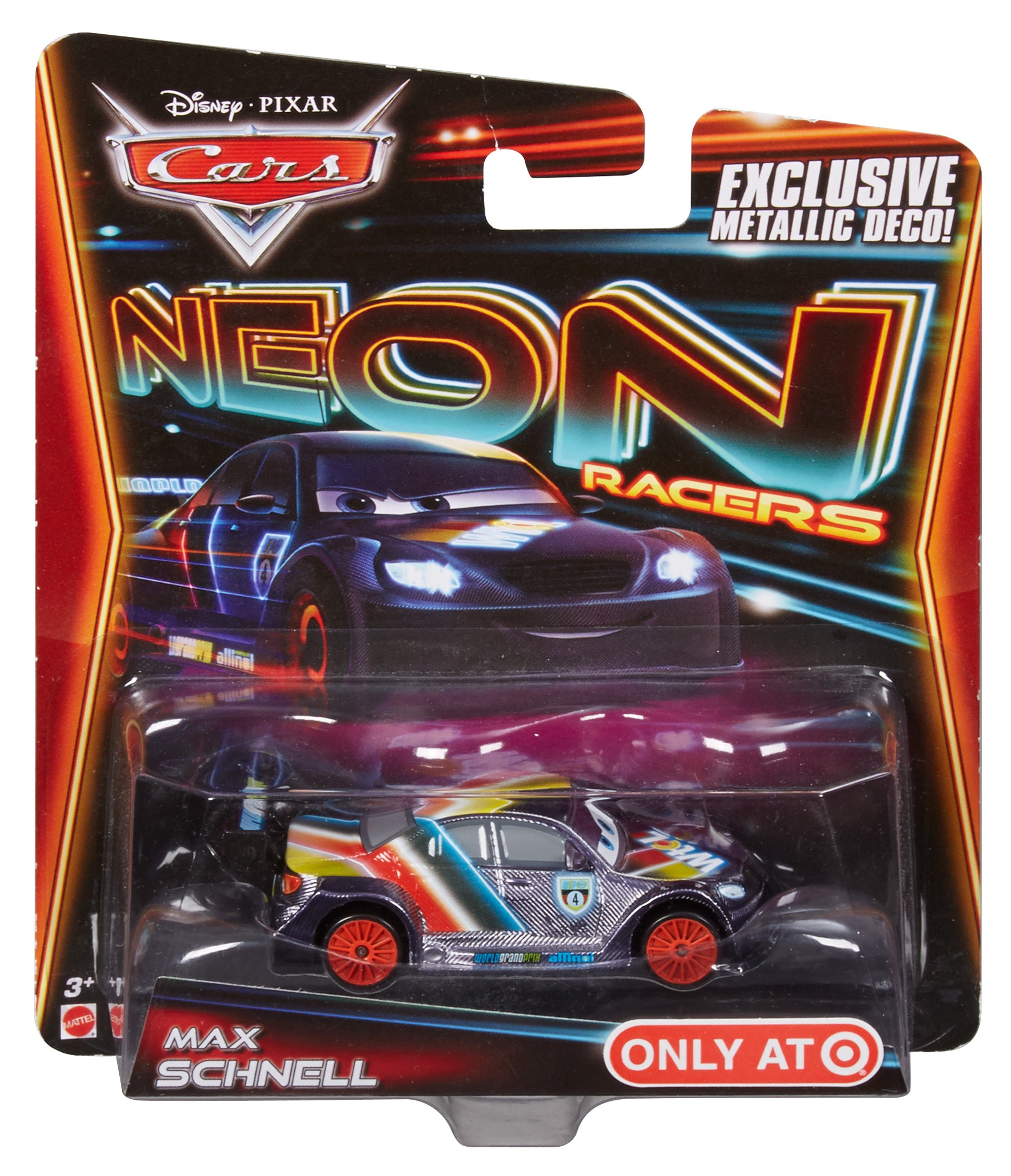 ミニカー NEON RACERS MAX SCHNELL & RAOUL CAROULE Disney / Pixar Cars ( Max Schnell ) Neon Racers Exclusive