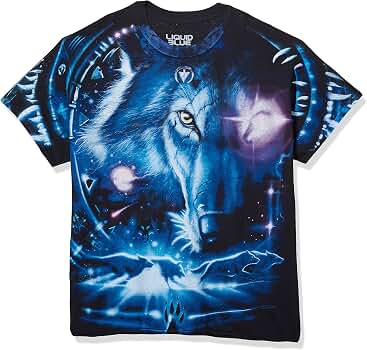 A/P Wolf the ripper柄BIGシャツ ブルー 91SC4feXlJL._AC_SY350_QL65_.jpg