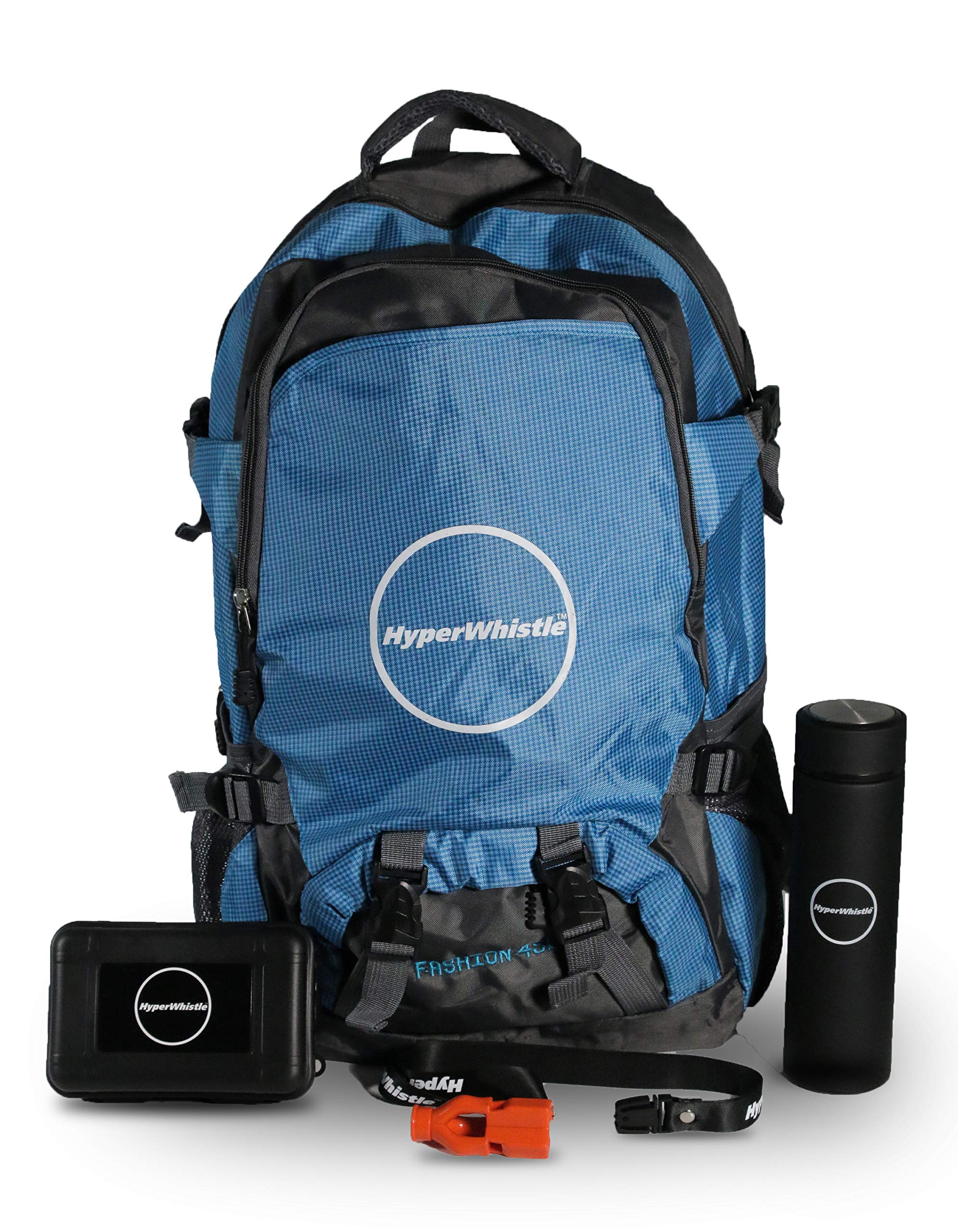 All-in-One, Hiking/Survival Trail Pack, Survival Kit, Thermal Water Bottle, Trail Pack