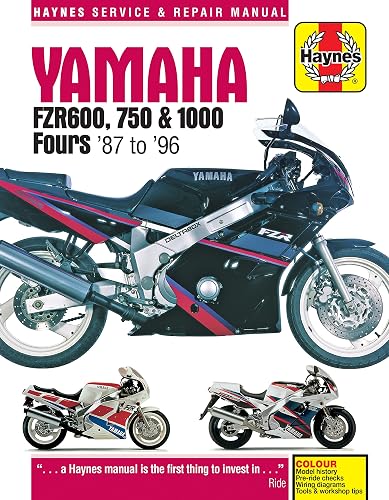 Yamaha FZR 600, 750, 1000 Fours (87 - 96) (Haynes Service and Repair Manual)