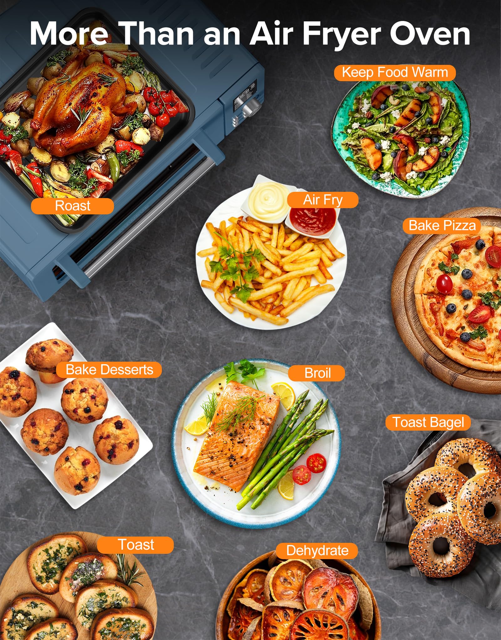 Nuwave Bravo Pro: Air Fryer & Toaster Oven Combo -7