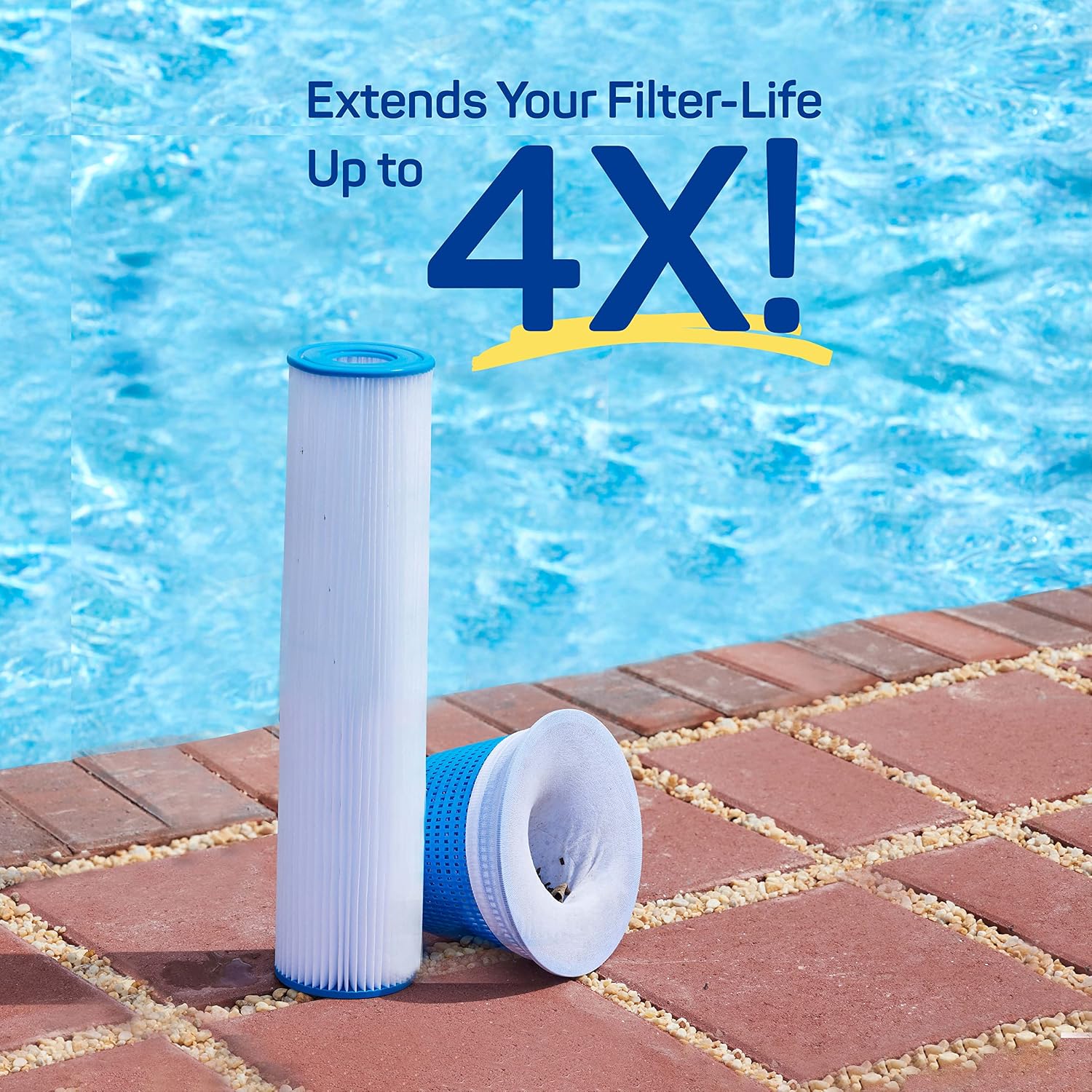 Pool Skimmer Socks [40 Pack] Pool Socks for Skimmer Baskets, Quality Net/Mesh Protects Swimming Pool Filter Systems from debris/leaves. Pool Socks Skimmer for In-Ground and Above-Ground Pools.