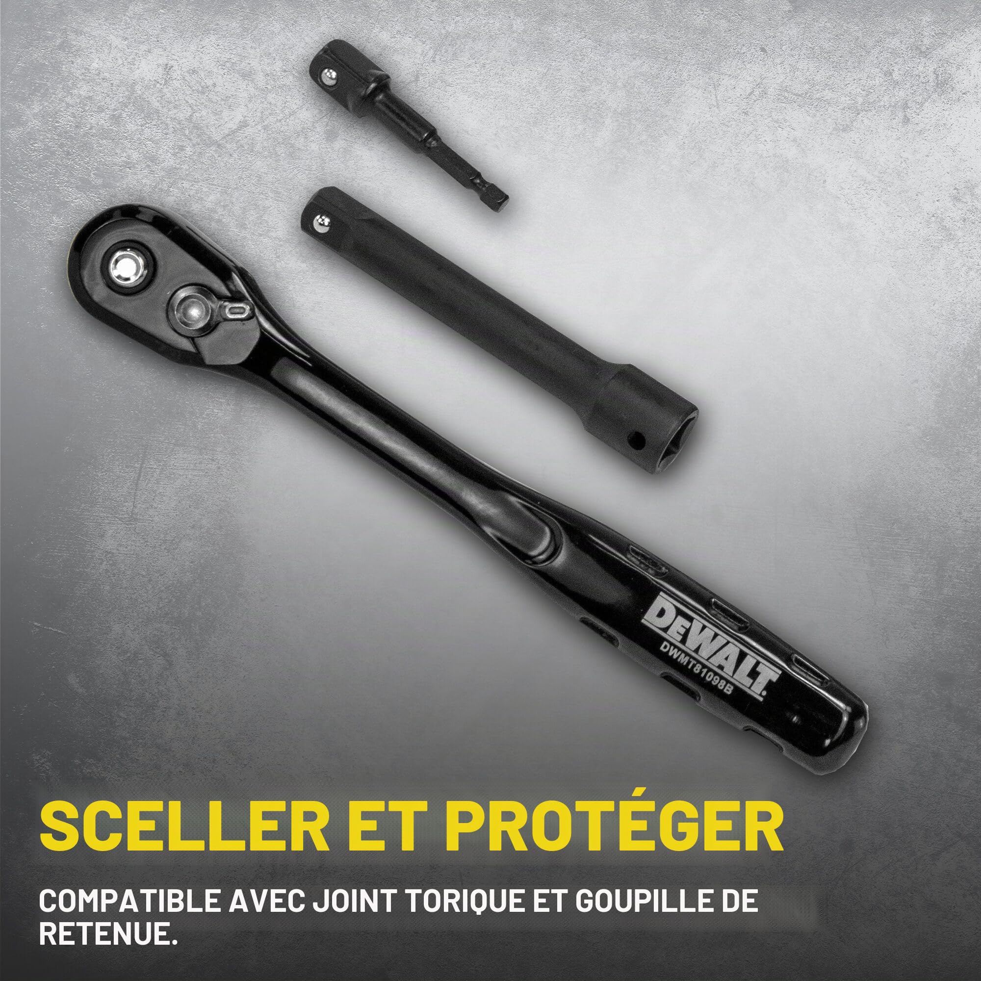 DEWALT DWMT74739 Coffret de douilles à choc 1/2" 23 pièces
