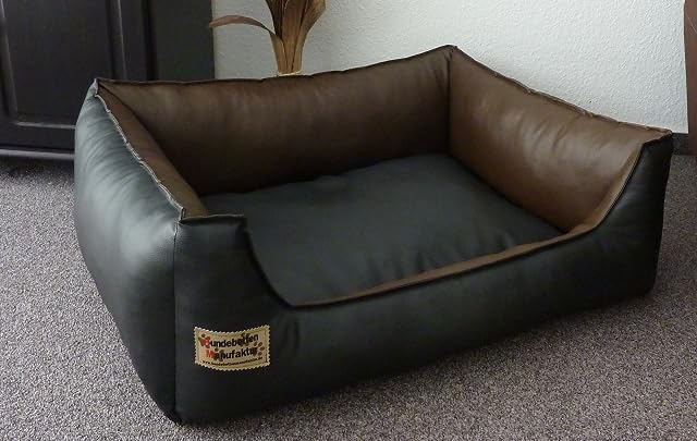 Hundebettenmanufaktur Cama para perros, sofá para dormir, de piel sintética, Similpelle