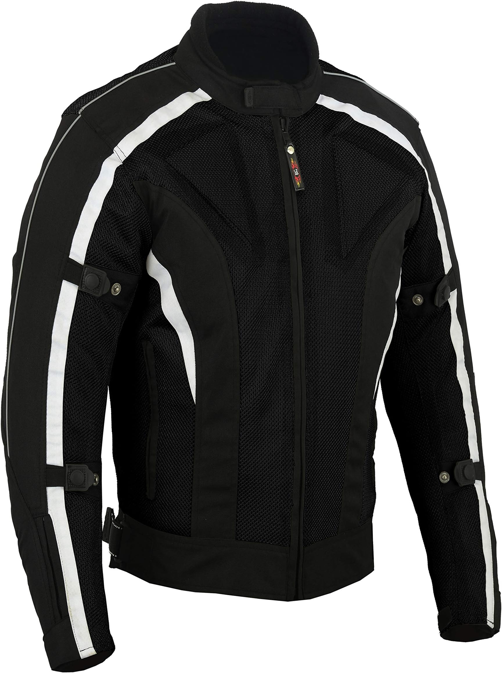Bikers GearAustralia Chicane Lightweight Summer Air Flow Mesh Vented Motorcycle Jacket with CE 1621-1 Removable Armour Waterproof Liner Cordura