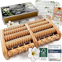 Foot Massage Roller Wood - FSC®100% - Foot Massager - Massage Roller for Foot Massage - Foot Massager - Foot Massager - Foot Massager - Foot Massager for Feet - Heel Spurs