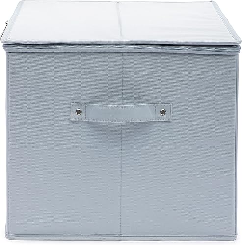 Miniatura 9 de MOJECTO Caja de almacenamiento de copas duras extra grande (20 x 15.5 x 13.2 pulgadas). 12 compartimentos acolchados grandes para botellas de vino,