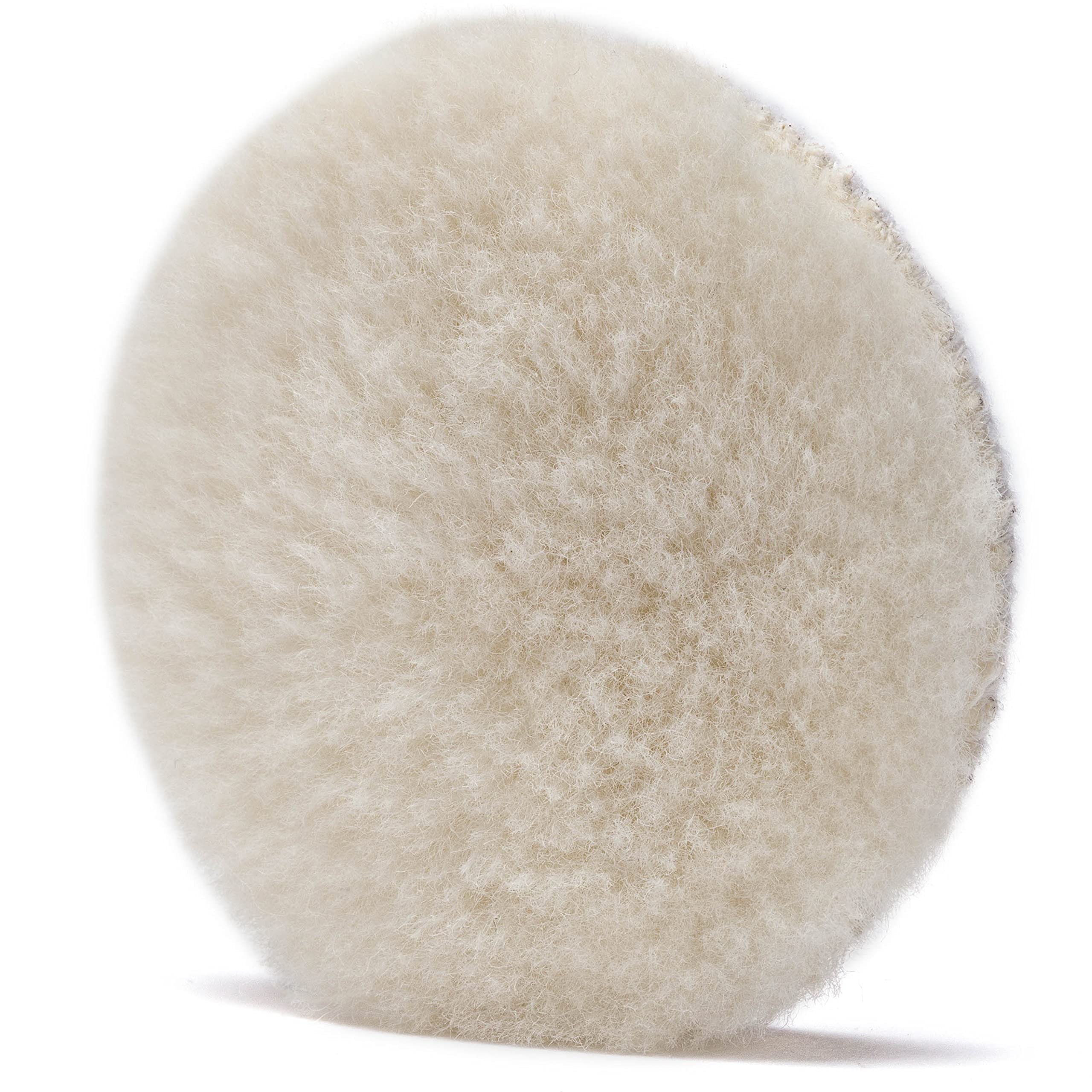 Polierpad 150 Mm Superweich Echtes Lammfell Mit Klett Polierfell