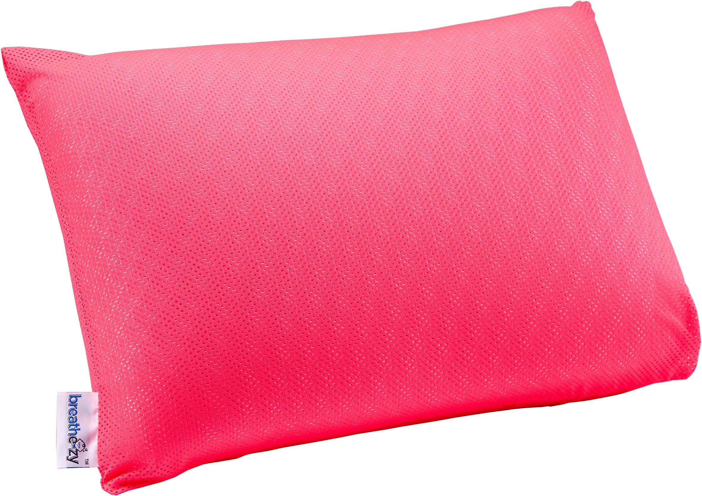 Anti Suffocation Epilepsy Pillow - Pink Pillow Case - Breathable with Memory Foam Insert for Extra Comfort & Support
