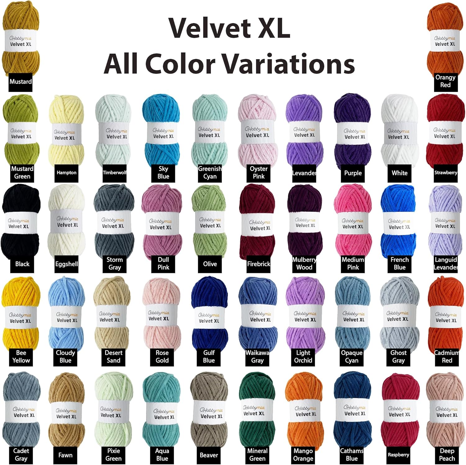 Velvet XL Chenille Yarn - Thick Super Bulky Yarn for Crocheting - Soft Fluffy Plush Yarn for Crochet - 100g / 74yds - Ideal for Baby Blankets & Amigurumi (Lavender, 3 Skeins)