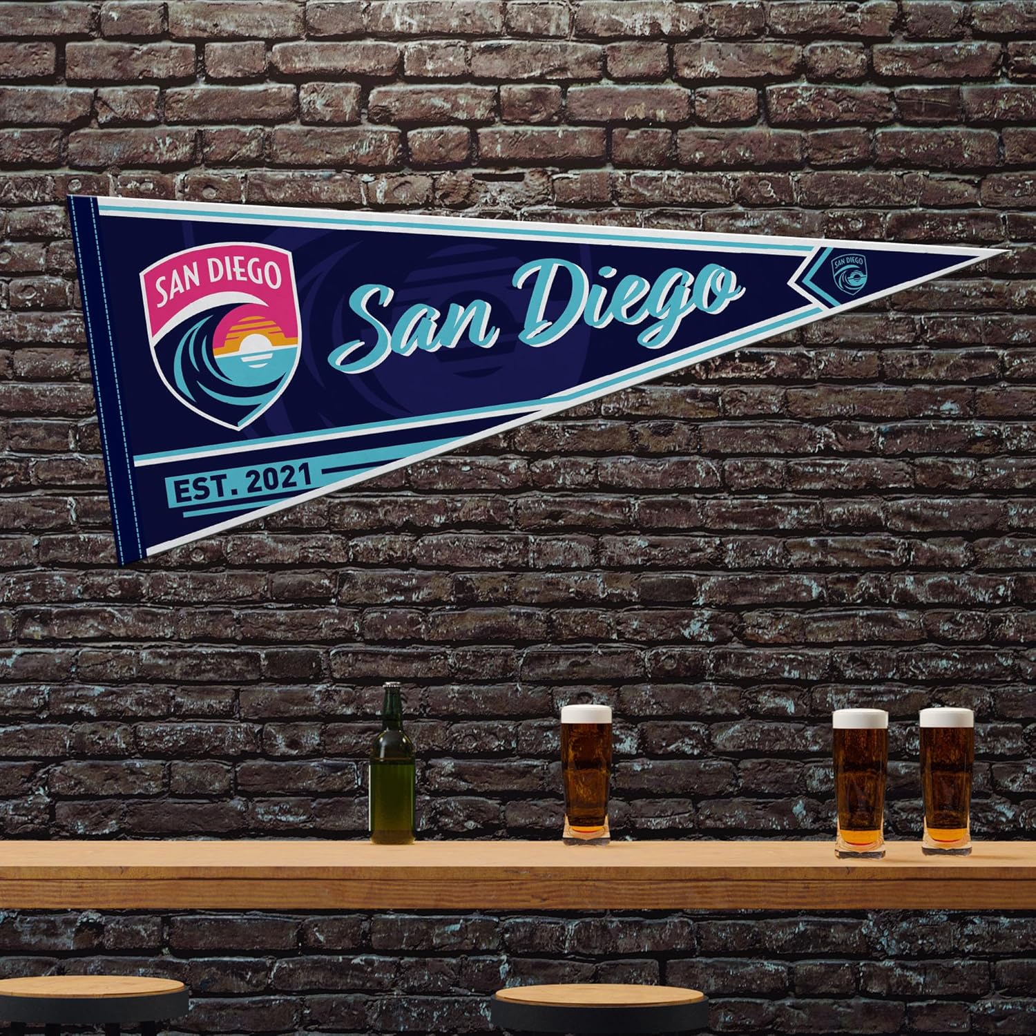 Rico Industries NWSL 12" x 30" Felt Wall Décor Pennant - Great for Home/Bed Room/Man Cave Décor - Image 2