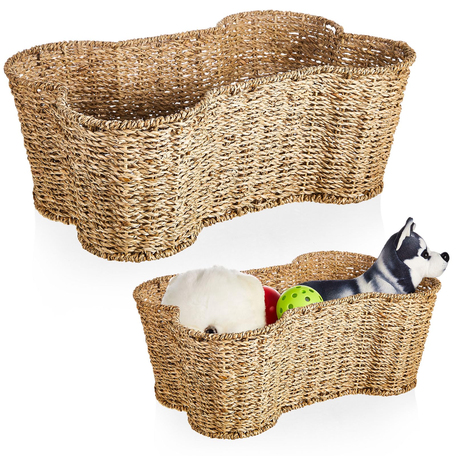 Storage Organizer Bone Shaped Dog Toy Box Outdoor Toy Storage - Main Image