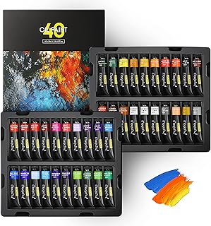 Magicfly 40 Colors Rich Pigment Oil Paints