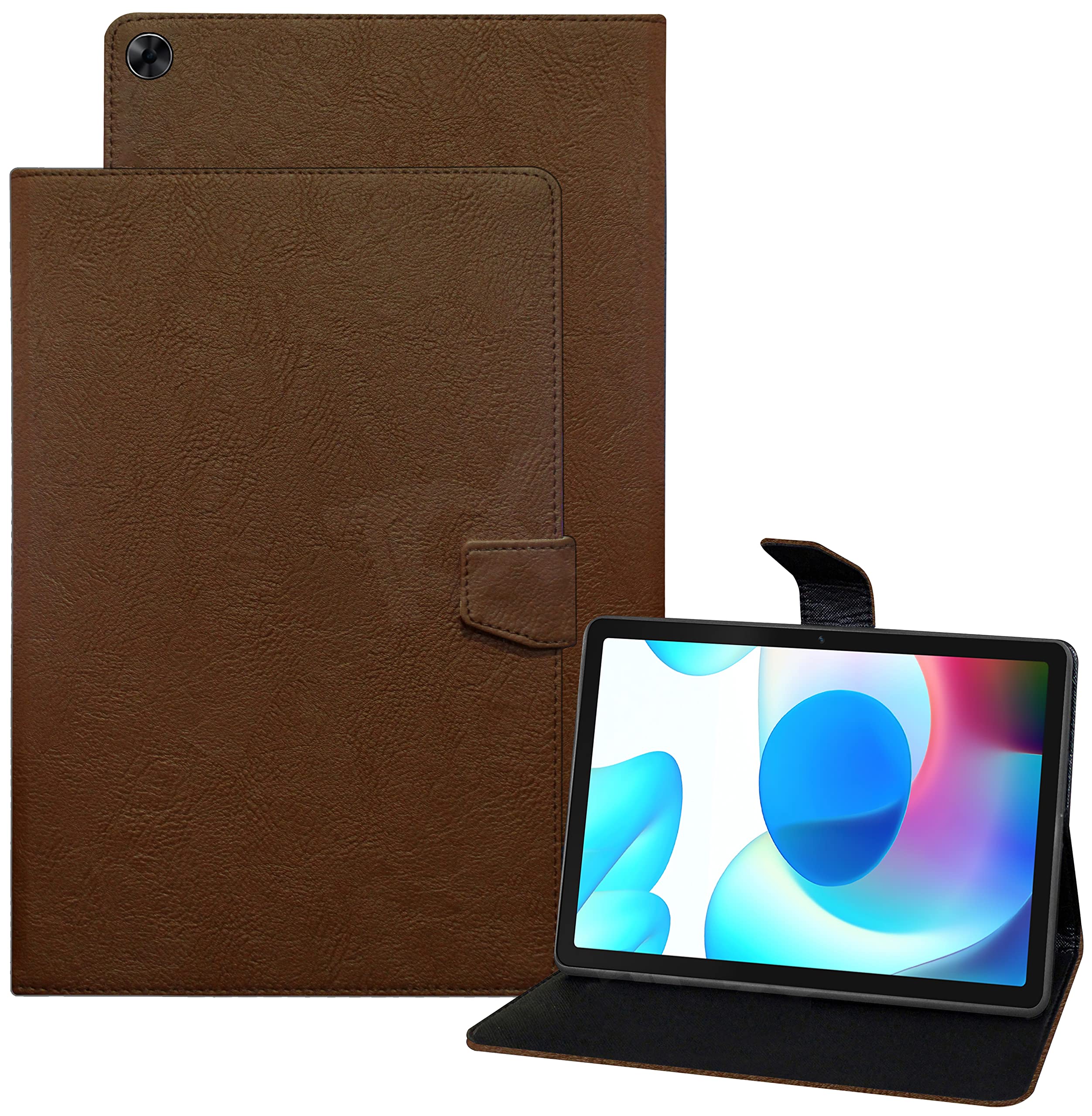 TGK Flip Cover for realme Pad 10.4 inch Case Brown Plain Design Leather Folio (B09GS28HLP) Amazon Price History, Amazon Price Tracker