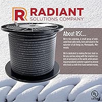Vista 8 de Radiant Solutions Company Heat Tape Pro - Cable térmico autorregulable - Protección contra la congelación de la presa de hielo a largo plazo