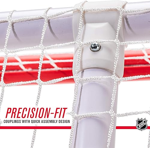 Miniatura 6 de Franklin Sports Portería de Hockey - NHL - PVC - 54 x 44 Pulgada Rojo